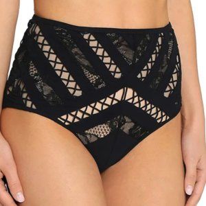 Zimmermann Lattice High Waisted Bikini Bottoms